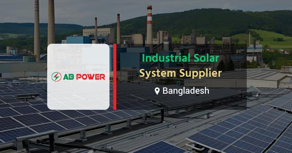 Industrial solar system supplier in Bangladesh