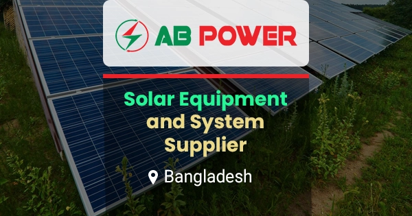 Solar equipment supplier in Bangladesh | AB Power